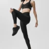 Airlift High-Waist 7/8 Speedwork Tights – svart