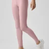 Airlift High-Waist Alignment Tight – Vintage rosa/hvit