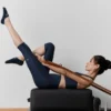 Airlift High-Waist Capri-bukser – marineblå