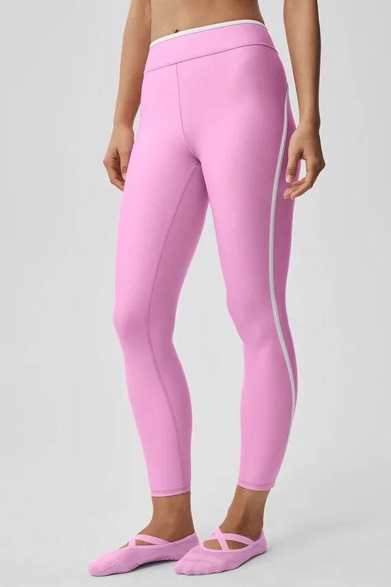 Airlift High-Waist Charger 7/8-tights – Candy Heart-rosa/hvit
