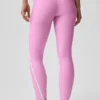 Airlift High-Waist Charger 7/8-tights – Candy Heart-rosa/hvit