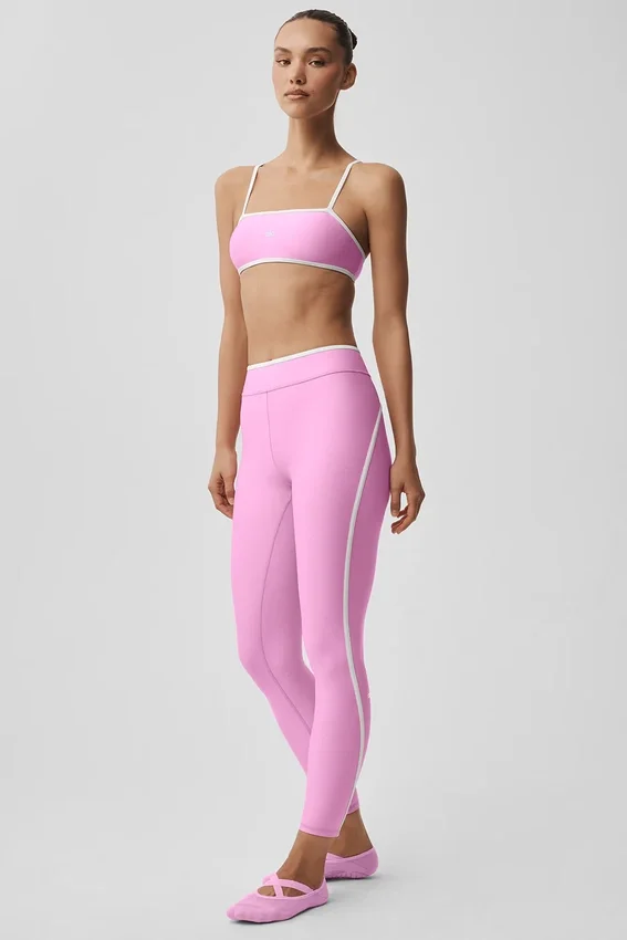 Airlift High-Waist Charger 7/8-tights – Candy Heart-rosa/hvit