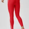 Airlift High-Waist Charger 7/8-tights – Knallrød/hvit
