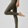 Airlift High-Waist Evolve Tights – Olive Tree