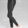 Airlift High-Waist Haven Tight – antrasitt/hvit