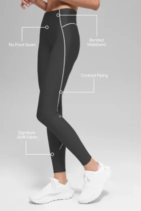Airlift High-Waist Haven Tight – antrasitt/hvit
