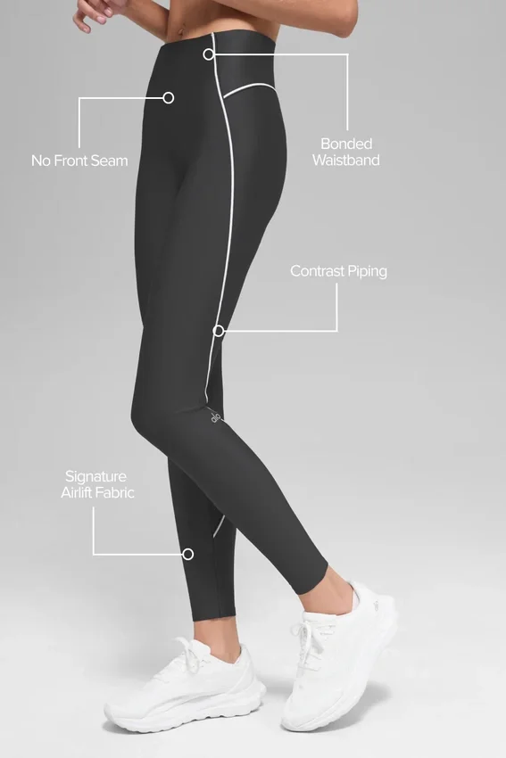 Airlift High-Waist Haven Tight – antrasitt/hvit