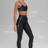 Airlift High-Waist Haven Tights – svart/hvit