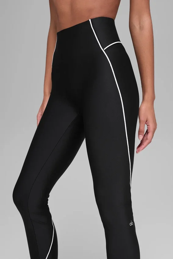 Airlift High-Waist Haven Tights – svart/hvit