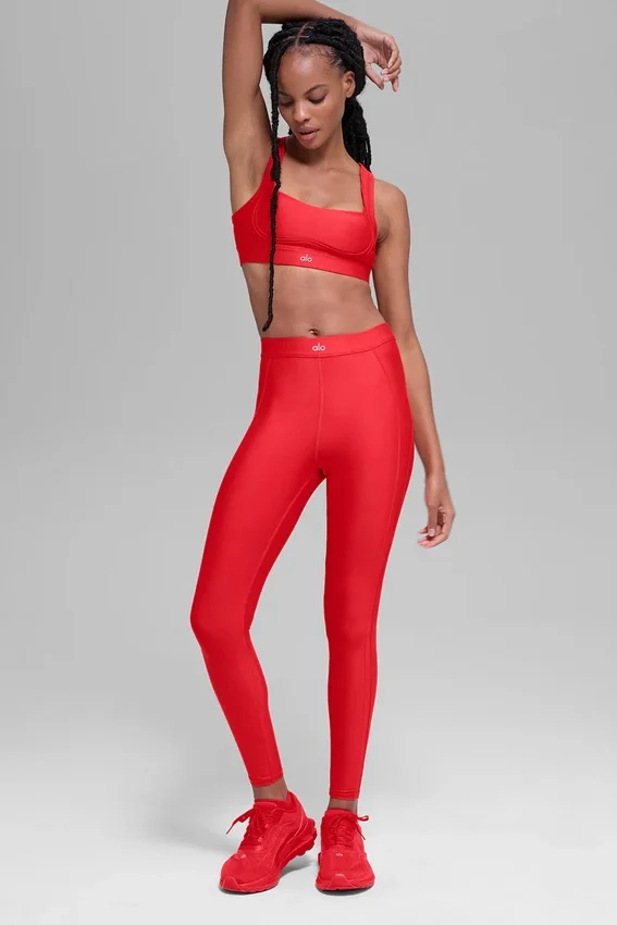 Airlift High-Waist Ignite 7/8 Tights – Knallrød