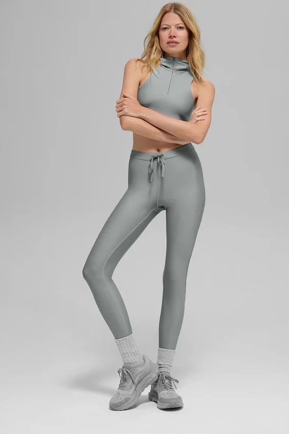 Airlift High-Waist Light Speed Tights – Lunar Grey