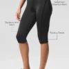 Airlift High-Waist Line up Capri – svart