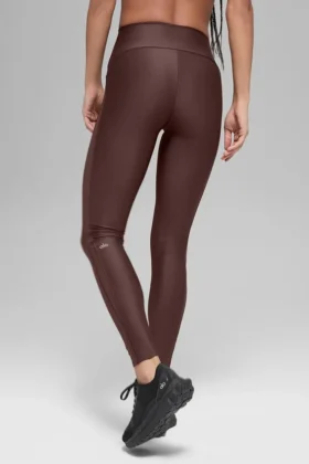 Airlift High-Waist Mesh Infatuation Tights – Brownstone