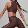 Airlift High-Waist Mesh Infatuation Tights – Brownstone