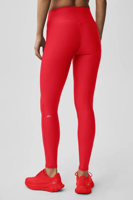 Airlift High-Waist Slank Tight – Knallrød
