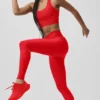 Airlift High-Waist Slank Tight – Knallrød
