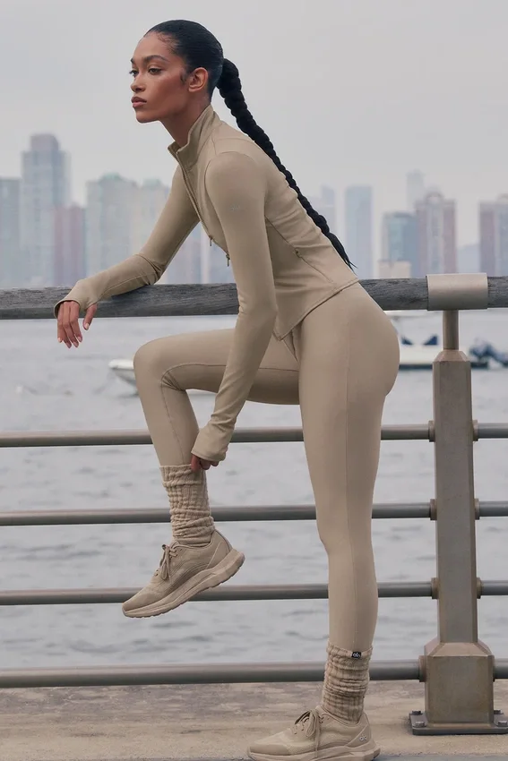 Airlift High-Waist Sleek Tight – Gravel