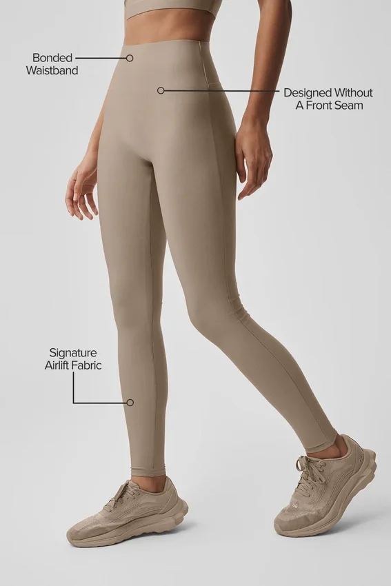 Airlift High-Waist Sleek Tight – Gravel