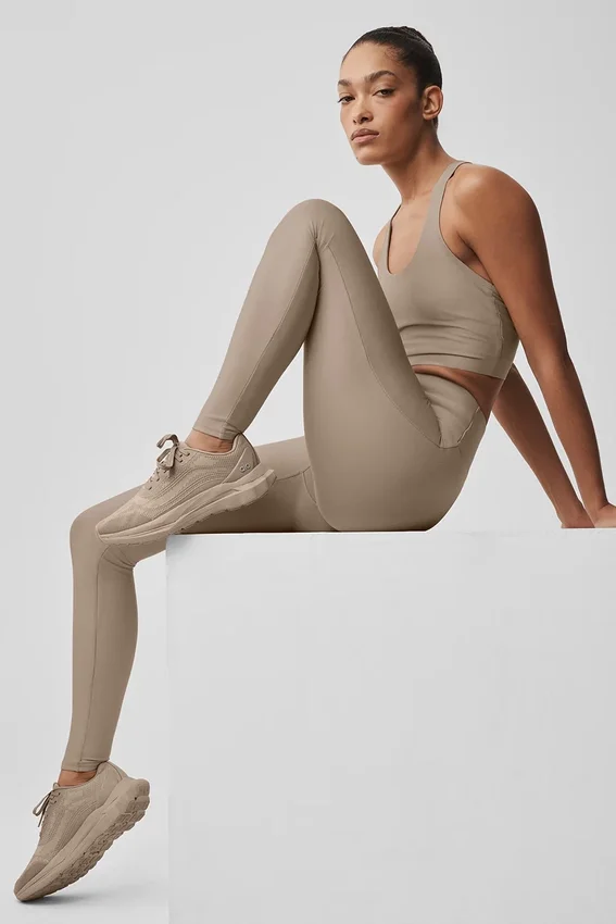 Airlift High-Waist Sleek Tight – Gravel