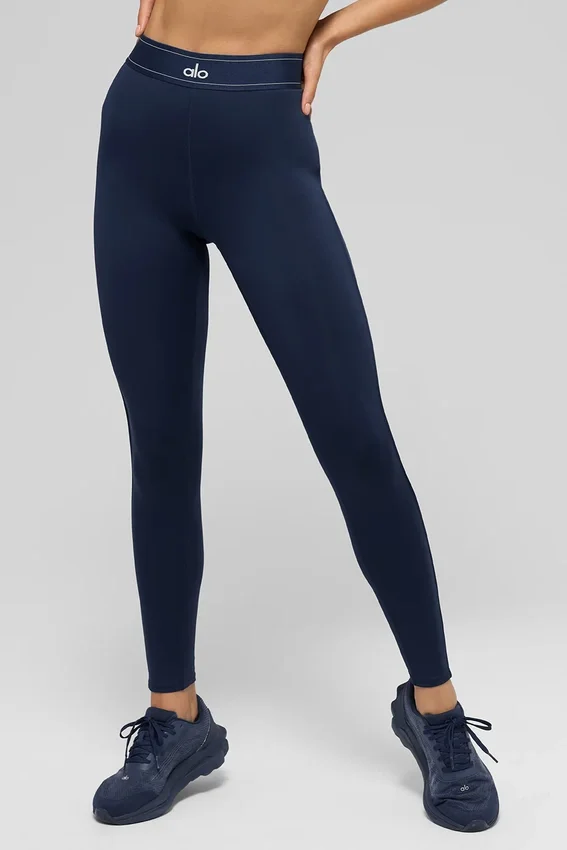 Airlift High-Waist Suit up Tights – Navy/Navy