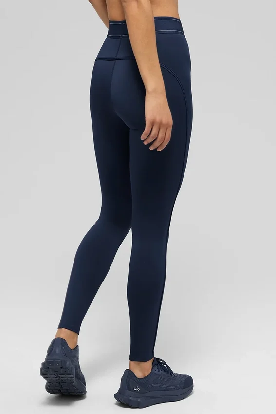 Airlift High-Waist Suit up Tights – Navy/Navy