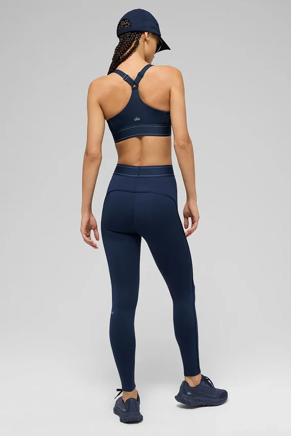 Airlift High-Waist Suit up Tights – Navy/Navy