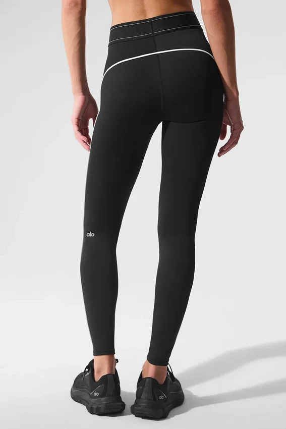 Airlift High-Waist Suit up Tights – svart/hvit