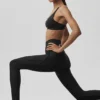 Airlift High-Waist Top-Notch Legging – svart