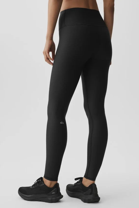 Airlift High-Waist vintervarme tights – svart