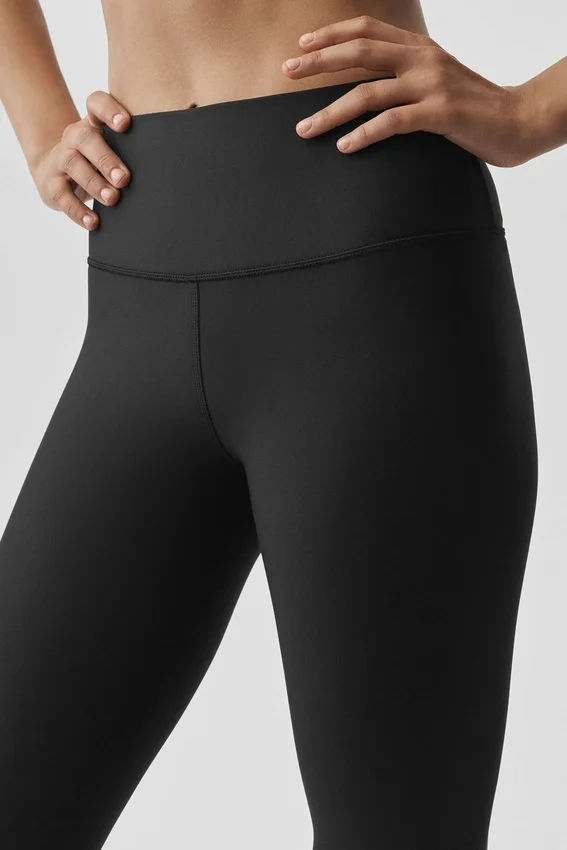 Airlift High-Waist vintervarme tights – svart