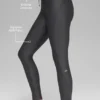 Airlift Light Speed-tights med høy midje – antrasitt