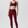 Airlift High-Waist 7/8 Line up Tights – Summer Romance Red