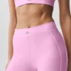 Airlift Love Language-tights med High-Waist og stirrup-ben – Candy Heart Pink