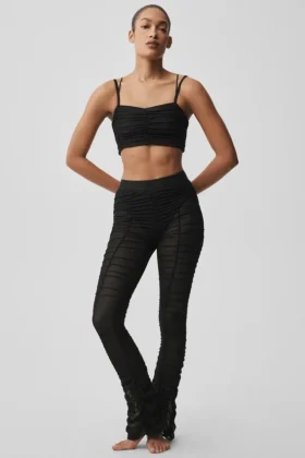 Airlift Mesh Cherish-tights med High-Waist – svart