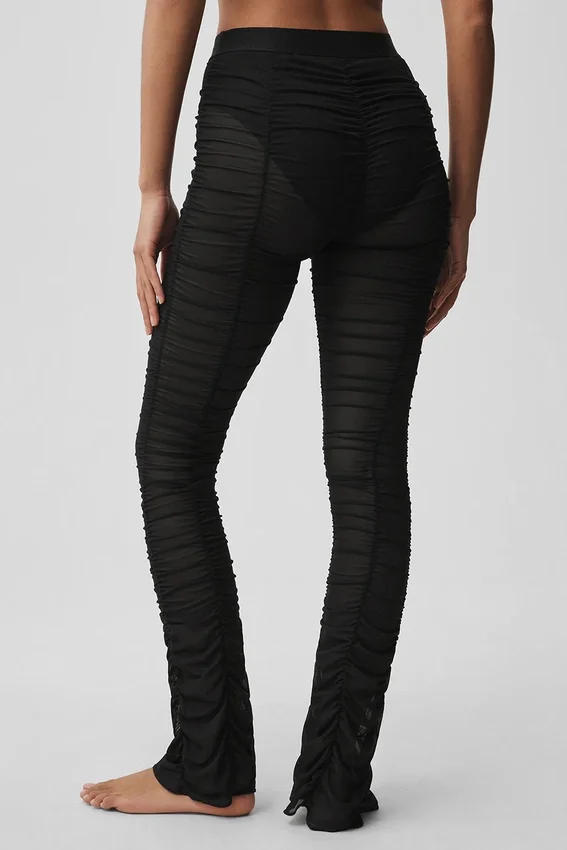 Airlift Mesh Cherish-tights med High-Waist – svart