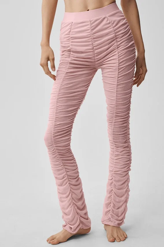 Airlift Mesh Cherish-tights med High-Waist – Vintage Pink