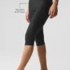 Airlift Mesh Divine Capri med High-Waist – svart