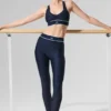 Airlift Mesh High-Waist Darling Stirrup Tights – Navy