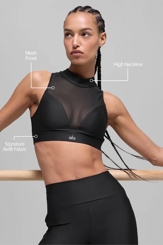 Airlift Mesh Infatuation-BH – svart