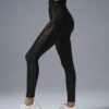 Airlift Mesh-serien: High-Waist Tights – svart