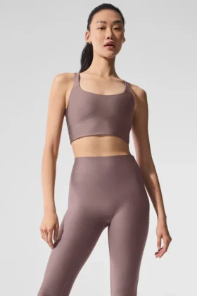 Airlift Sleek Bra Singleter – Mushroom