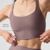 Airlift Sleek Bra Singleter – Mushroom