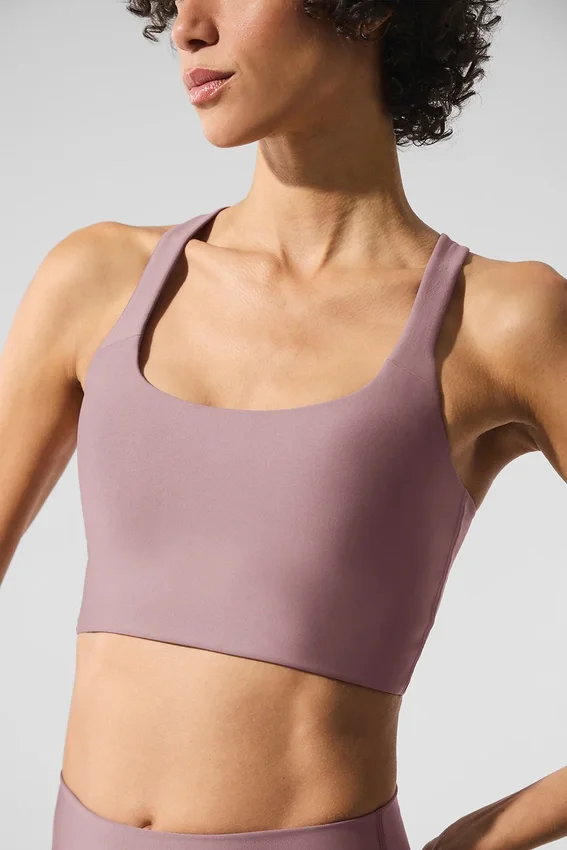 Airlift Sleek Bra Singleter – Smoky Quartz