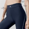 Airlift Speedwork-tights med høy midje og 7/8-lengde – Navy