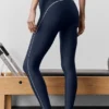 Airlift Speedwork-tights med høy midje og 7/8-lengde – Navy