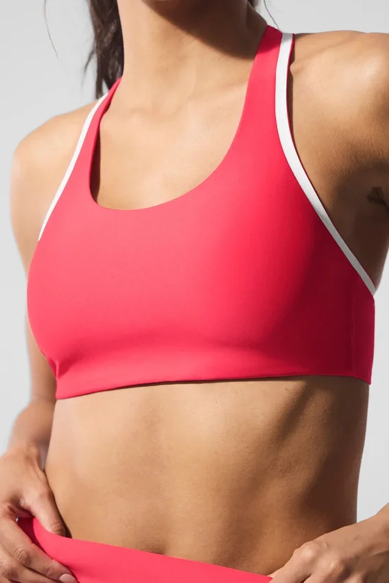 Airlift Super Sleek Contrast-BH – Candy Red/White