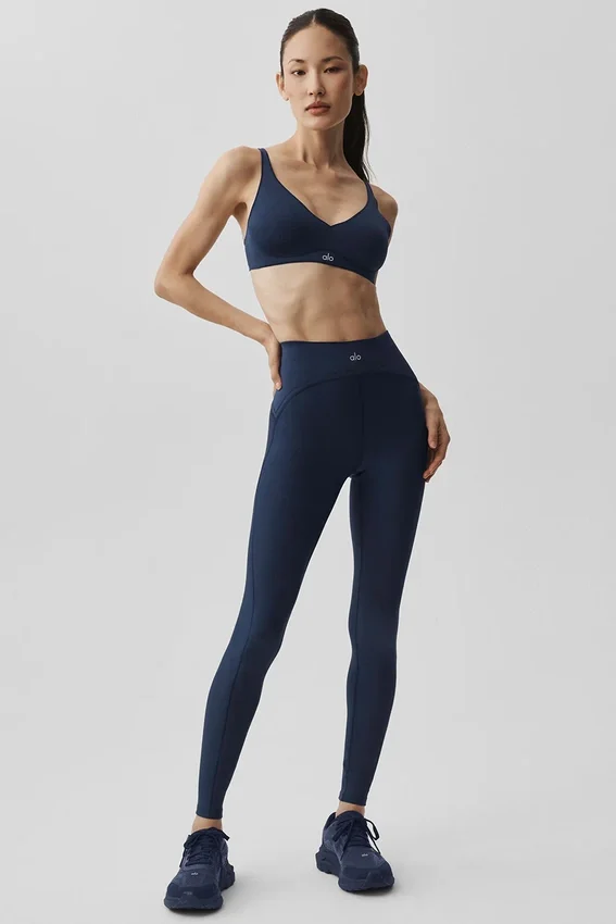 High-Waist Airlift Legging – Navy