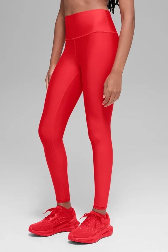 Airlift Winter Warm High-Waist Tights – knallrød