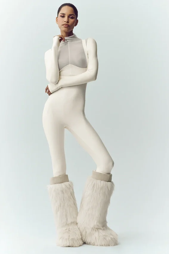 Airlift Winter Warm Mesh Ski Time langermet – Ivory