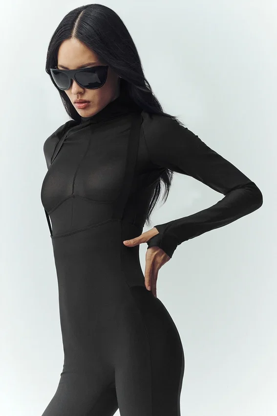Airlift Winter Warm Mesh Ski Time Langermet – Svart